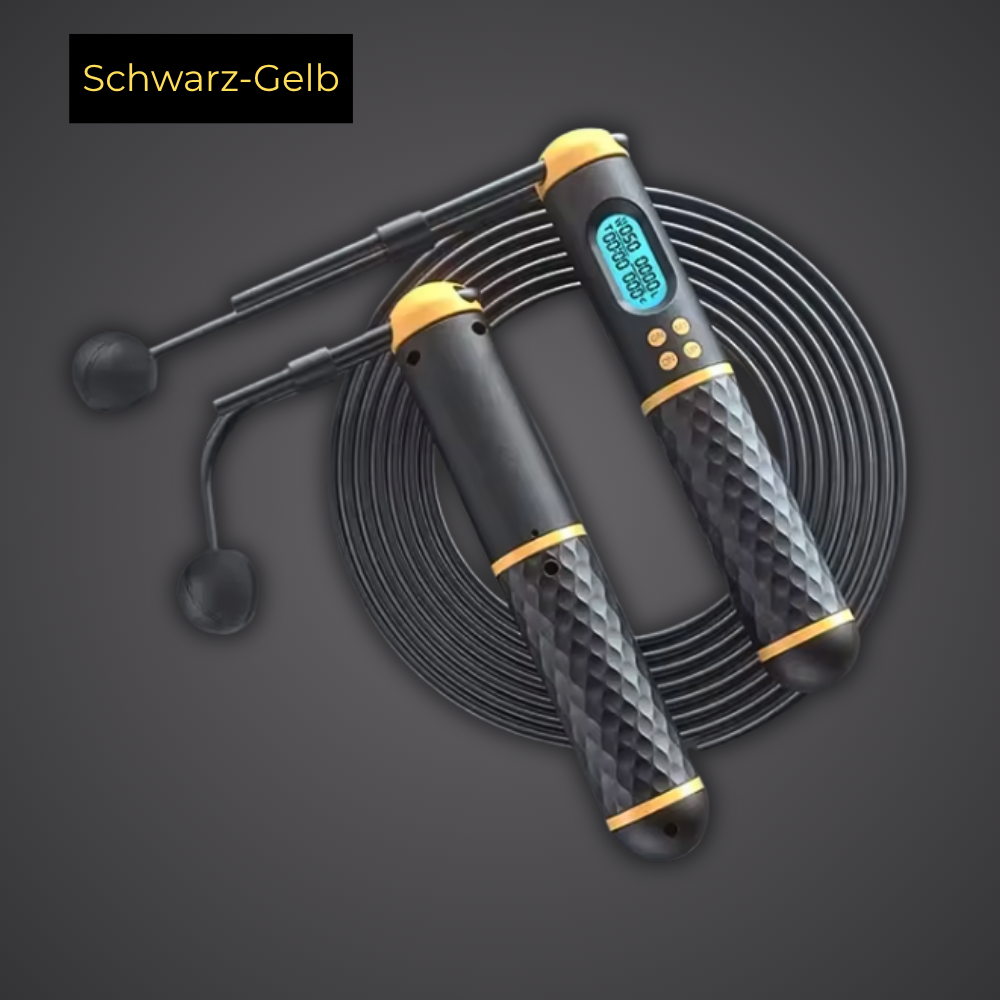 FitRope Pro - 2 in 1 Springseil mit Sprung- und Kalorienzähler