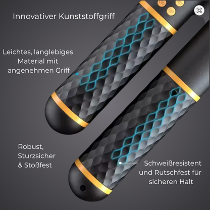 FitRope Pro - 2 in 1 Springseil mit Sprung- und Kalorienzähler
