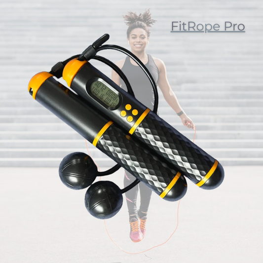 FitRope Pro - 2 in 1 Springseil mit Sprung- und Kalorienzähler